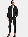 Calvin Klein Men Black Utility Zip Pocket Solid Casual Shirt