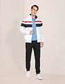 U.S. Polo Assn. Brand Stripe Polyester Reversible Jacket