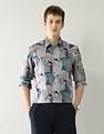 Arrow Newyork Pure Cotton Abstract Printed Shirt
