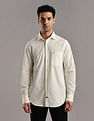 Tommy Hilfiger Striped Regular Fit Plain Woven Shirt