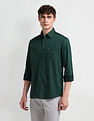 Arrow Sport Manhattan Slim Vertical Striped Shirt