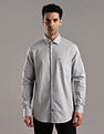 Tommy Hilfiger Solid Regular Fit Plain Woven Shirt