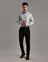 Tommy Hilfiger Solid Regular Fit Plain Woven Shirt