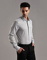 Tommy Hilfiger Solid Regular Fit Plain Woven Shirt