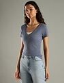 Tommy Hilfiger Solid Slim Fit Cotton T-Shirt