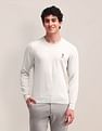 U.S. Polo Assn. Textured Printed Sweater