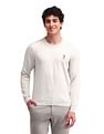 U.S. Polo Assn. Textured Printed Sweater