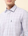 U.S. Polo Assn. Grid Tattersall Checked Tailored Fit Shirt