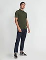 Arrow Sports Compact Cotton Solid Polo Shirt