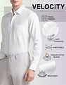 Arrow Slim Fit Dobby All-Over Pattern Shirt