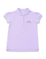 U.S. Polo Assn. Kids Girls Solid Polo Shirt