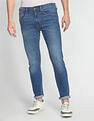 Flying Machine Slash Slim Tapered Fit Jeans