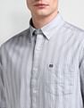 Arrow Sport Manhattan Slim Fit Herringbone Shirt
