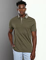 Tommy Hilfiger Mouline Collar Regular Fit Polo Shirt
