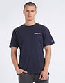 Tommy Hilfiger Transitional Cotton Linear Crew Neck T-Shirt