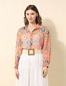 U.S. Polo Assn. Women Relaxed Fit Chiffon Sheer Shirt