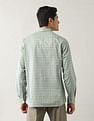 Arrow Glen Checked Manhattan Slim Fit Shirt