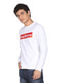 Flying Machine Crew Neck Brand Print Sweatshirt