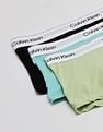 Calvin Klein Underwear Multi-Coloured Solid Low Rise Trunk - Pack Of 3