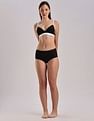 Calvin Klein Underwear Black Solid High Rise Panties