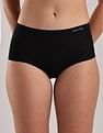 Calvin Klein Underwear Black Solid High Rise Panties
