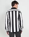 Flying Machine Vertical Stripe Cotton Shirt