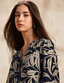 U.S. Polo Assn. Women Regular Fit Abstract Printed Shirt