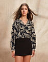U.S. Polo Assn. Women Regular Fit Abstract Printed Shirt