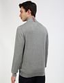 Tommy Hilfiger Cotton Zip Mock Neck Sweater
