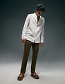 Flying Machine Vertical Striped Regular Fit Shirt