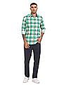 U.S. Polo Assn. Spread Collar Check Casual Shirt
