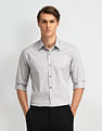 Arrow Newyork Manhattan Slim Fit Vertical Striped Shirt