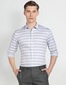 Arrow Newyork Horizontal Stripe Cotton Shirt