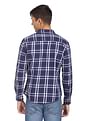 Flying Machine Plaid Check Pure Cotton Shirt
