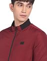 Flying Machine High Neck Solid Bomber Jacket