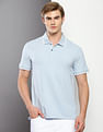 Calvin Klein Tipped Collar Stretch Solid Polo Shirt