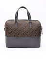 Tommy Hilfiger Logo Black Pu Handbag