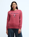 U.S. Polo Assn. Women Brand Printed Regular Fit Sweatshirt