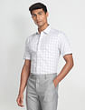 Arrow Tartan Check Twill Formal Shirt