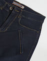 Flying Machine Stone Wash Slash Slim Tapered Fit Jeans