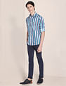 U.S. Polo Assn. Spread Collar Stripe Casual Shirt