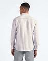 Flying Machine Tencel Hemp Cotton Stripe Shirt