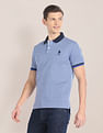 U.S. Polo Assn. Geometric Print Cotton Polo Shirt