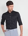 Arrow Motif Print Slim Fit Shirt