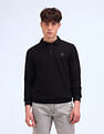 Flying Machine Solid Relaxed Fit Polo Shirt
