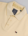 AD by Arvind Heathered Slim Fit Polo Shirt