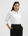 Tommy Hilfiger Solid Oxford Relaxed Fit Shirt