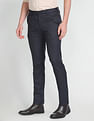 Arrow Vertical Stripe Herringbone Trousers