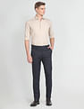 Arrow Vertical Stripe Herringbone Trousers