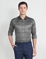 Arrow Newyork Cutaway Collar Geometric Pattern Shirt